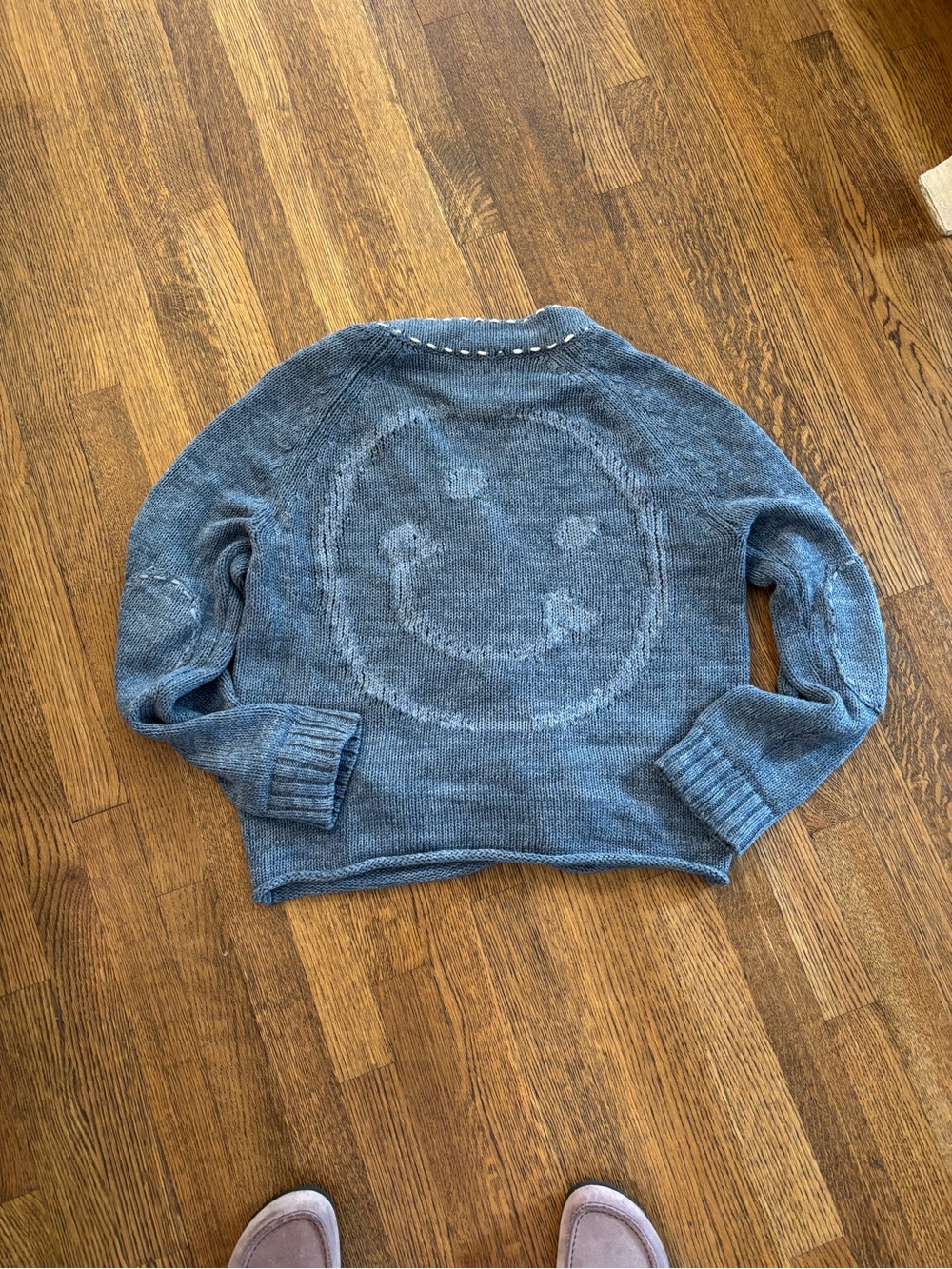 Kerri Rosenthal Smiley poppy Women's cardigan - Picture 4 of 6